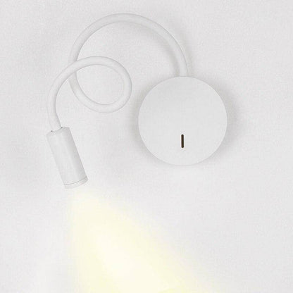 Applique Murale LED Orientable, Métal Noir ou Blanc, 55cm