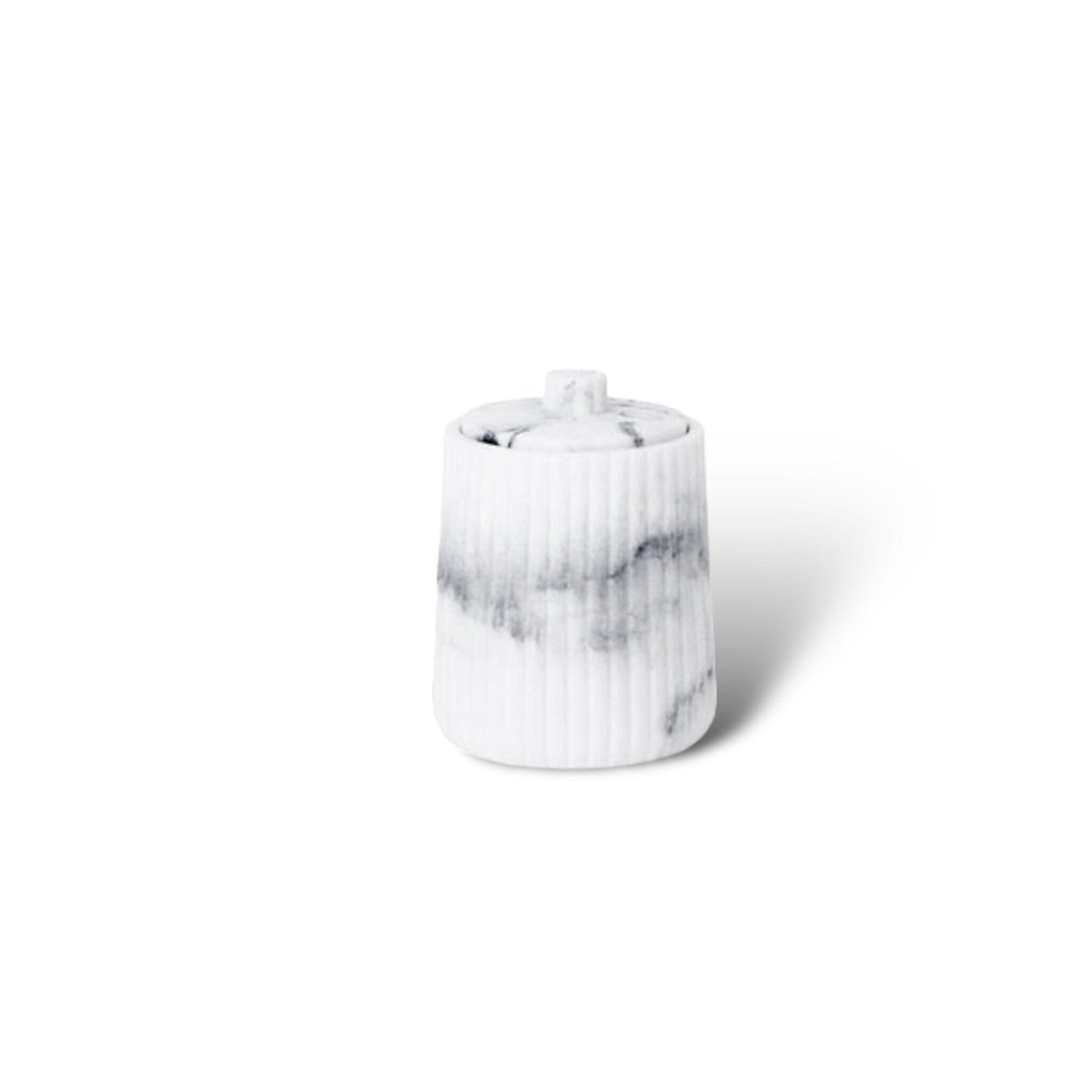 Ensemble d’Accessoires de Salle de Bain en Grès – Élégance Sculptée au Style Nordique