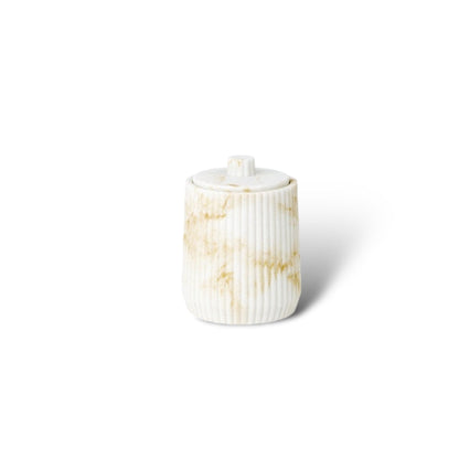 Ensemble d’Accessoires de Salle de Bain en Grès – Élégance Sculptée au Style Nordique