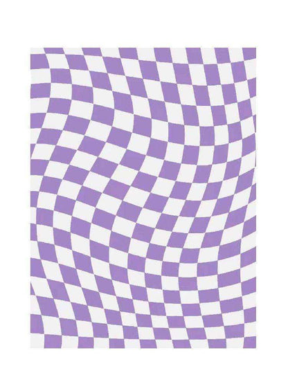 Tapis Damier Rétro Coloré – 7 Styles Antidérapants pour Salon ou Chambre