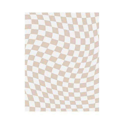 Tapis Damier Rétro Coloré – 7 Styles Antidérapants pour Salon ou Chambre