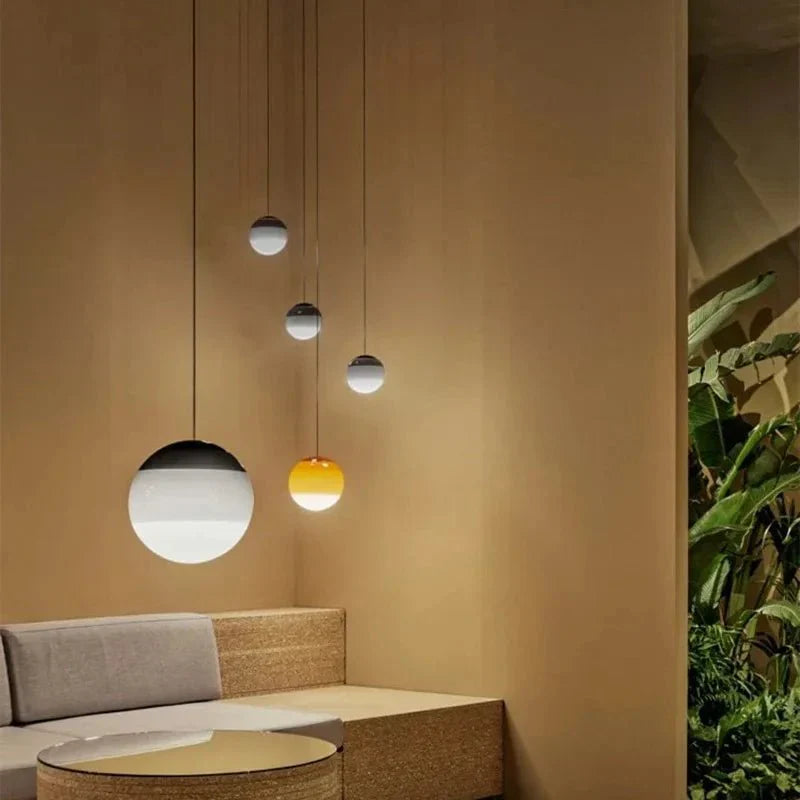 Seven Colour – Suspension en Verre Dégradé Multicolore Élégant