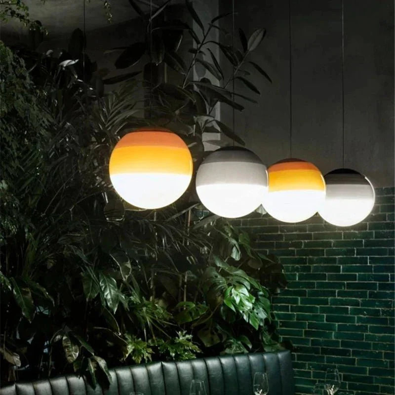 Seven Colour – Suspension en Verre Dégradé Multicolore Élégant