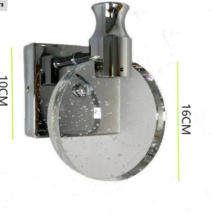 Applique Murale LED Cristal Moderne Salle de Bain