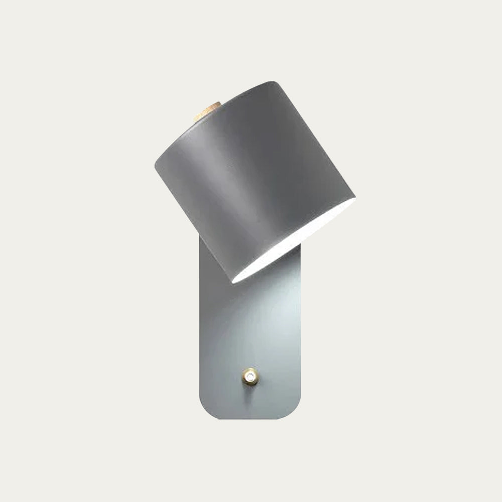 Applique Murale Cylindre Rotatif, LED, Métal