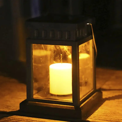Lanterne Solaire LED Extérieure – Style Rétro, Résistante IP55