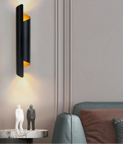 Applique Murale LED Moderne Sophistiquée Luminaire Doré Éclatant