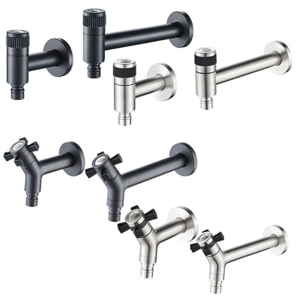 Robinet Mural Extérieur Inox 304 Noir