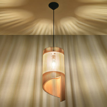 Suspension Bois Massif Design Scandinave