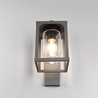 Applique Murale Extérieure Verre et Aluminium Anthracite