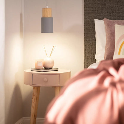 Suspension Portree – Design Scandinave en Bois et Métal