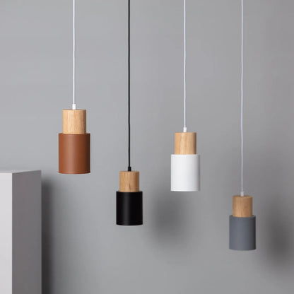 Suspension Portree – Design Scandinave en Bois et Métal