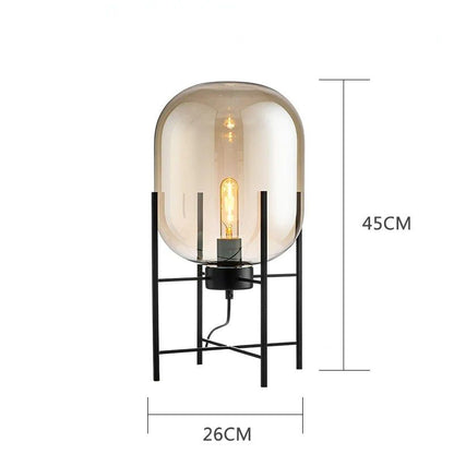 Lampe en Verre – Lampe de Table ou Lampadaire