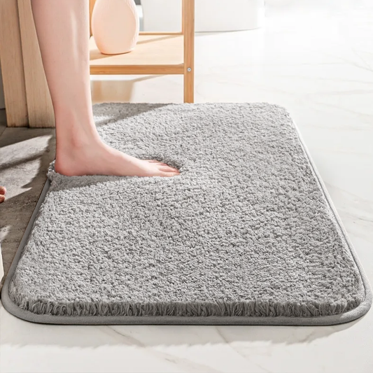 Tapis de Bain Ultra-Épais en Microfibre Antidérapant