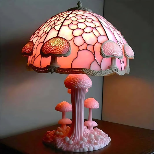Lampe Fantasy Rheinfels – Éclat Artistique en Verre Coloré pour une Ambiance Enchantée
