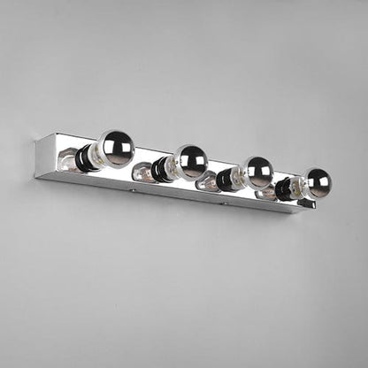 Applique Murale Métal Chrome 4 Lampes E27 IP44