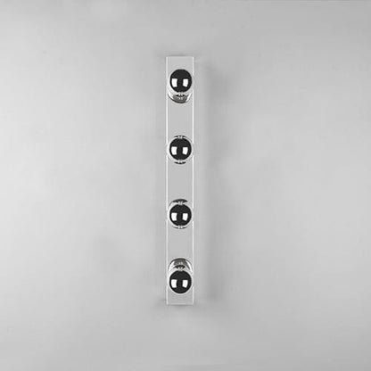 Applique Murale Métal Chrome 4 Lampes E27 IP44