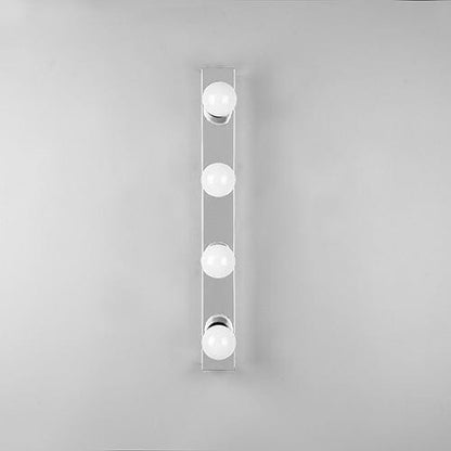 Applique Murale Métal Chrome 4 Lampes E27 IP44
