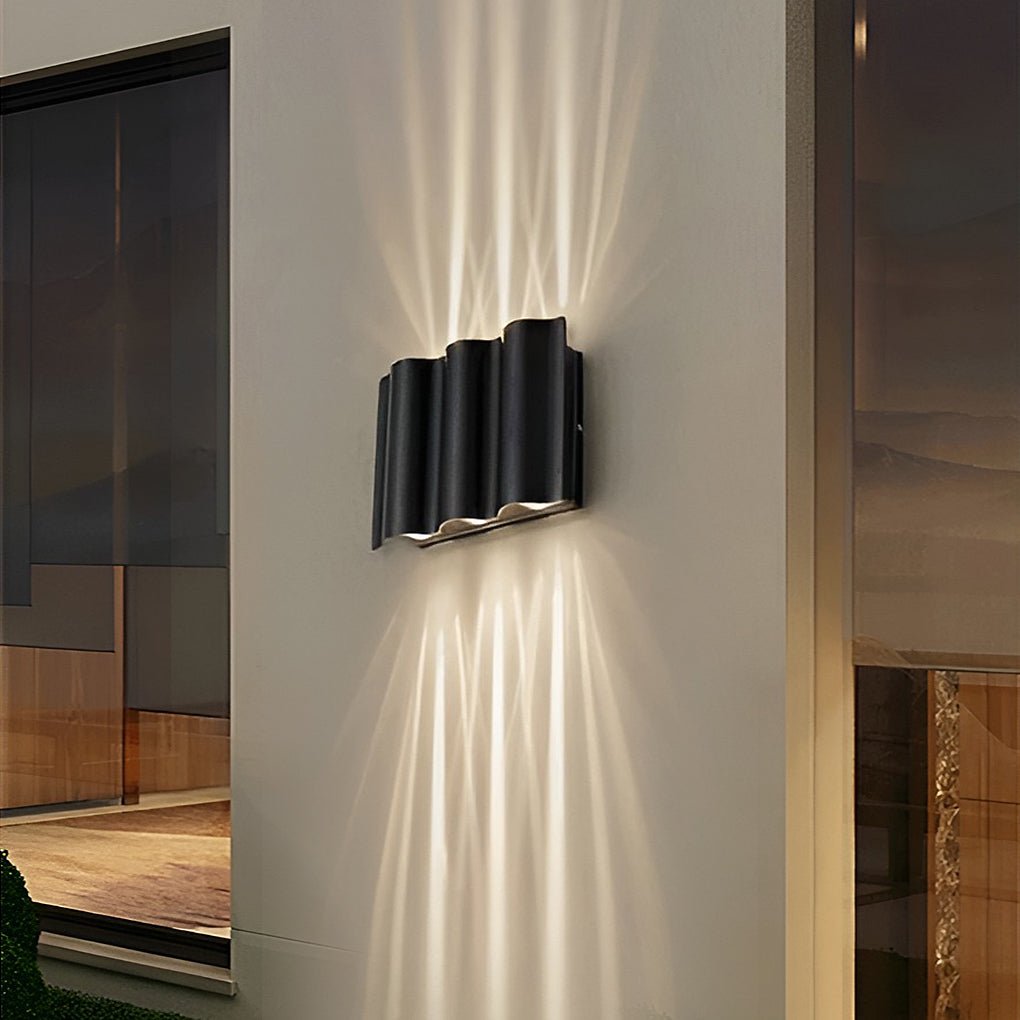 Applique murale LED extérieure Arc – éclairage haut et bas design