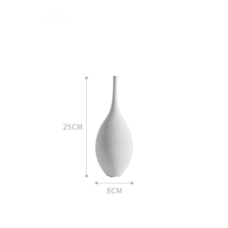 Vase Haut Scandinave Karlsgkoga – Design Minimaliste en Céramique