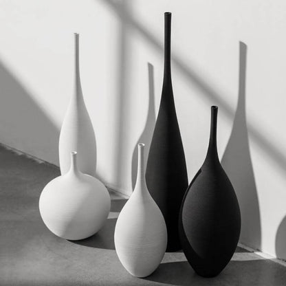 Vase Haut Scandinave Karlsgkoga – Design Minimaliste en Céramique