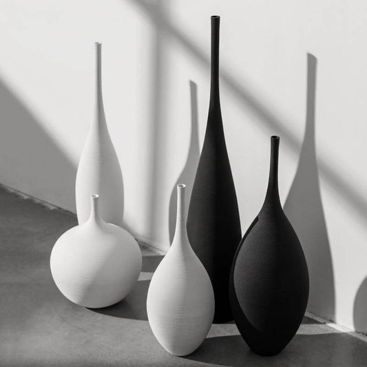 Vase Haut Scandinave Karlsgkoga – Design Minimaliste en Céramique