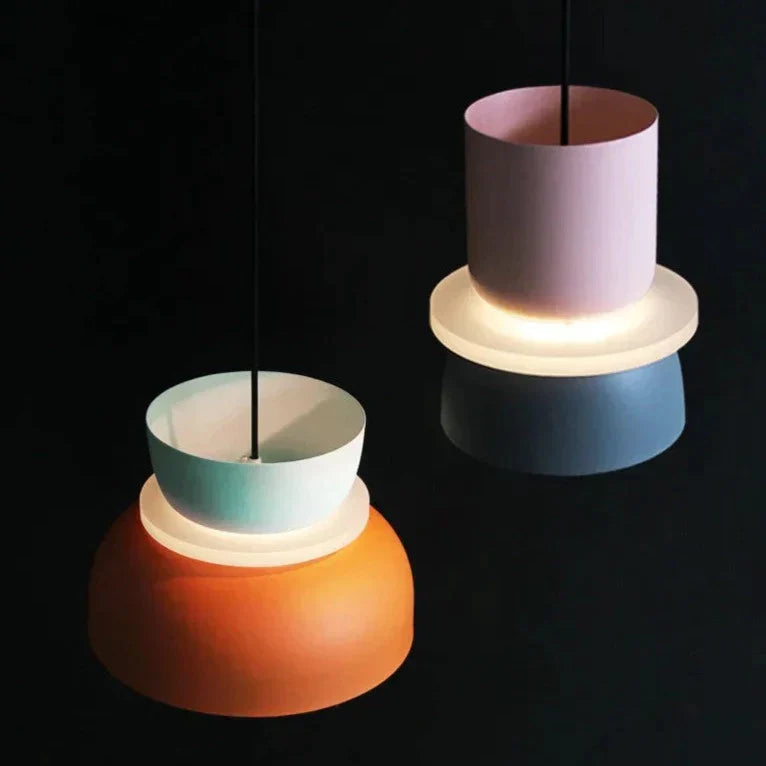 Suspension Macaron Colorée, Design Nordique, Ø18–29cm