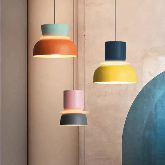 Luminaire Macaron | Lampe Suspendue de Style Nordique | Élégance et Simplicité