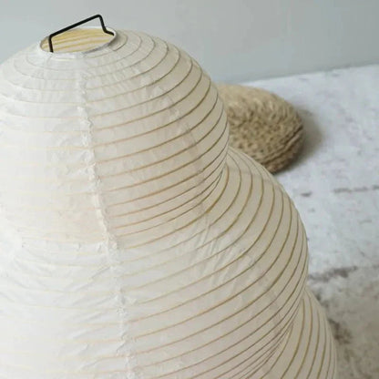 Lampe de Sol Wabi Sabi, Papier de Riz, Trépied Réglable