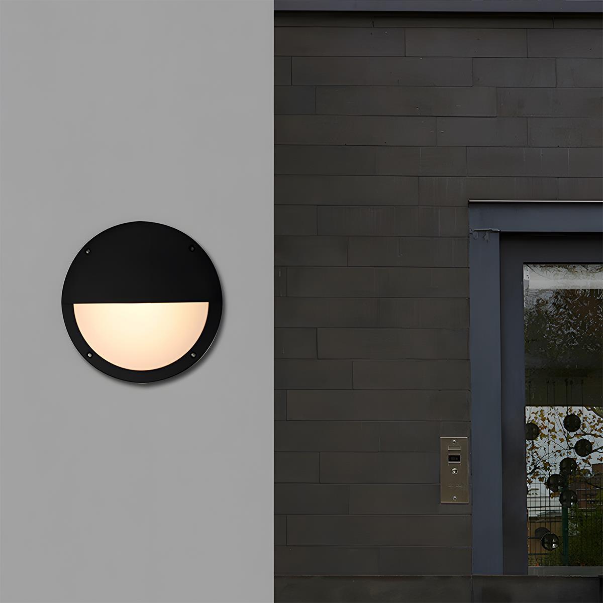 Applique Murale LED Extérieure Ronde – Étanche IP65