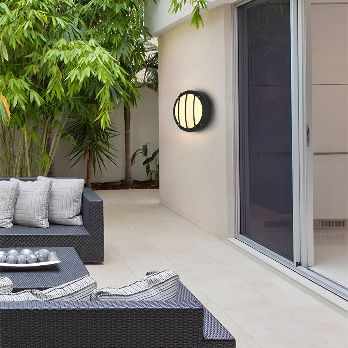Applique Murale LED Extérieure Ronde – Étanche IP65