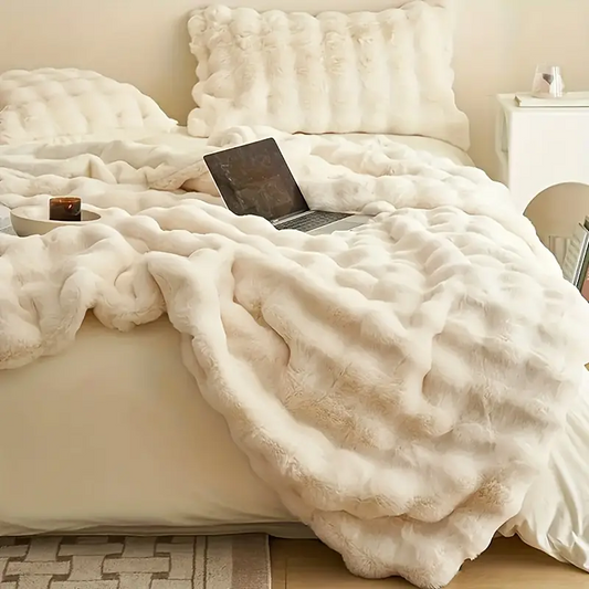 WaffleCloud | Plaid Doux et Confortable avec Renfort pour un Confort Optimal