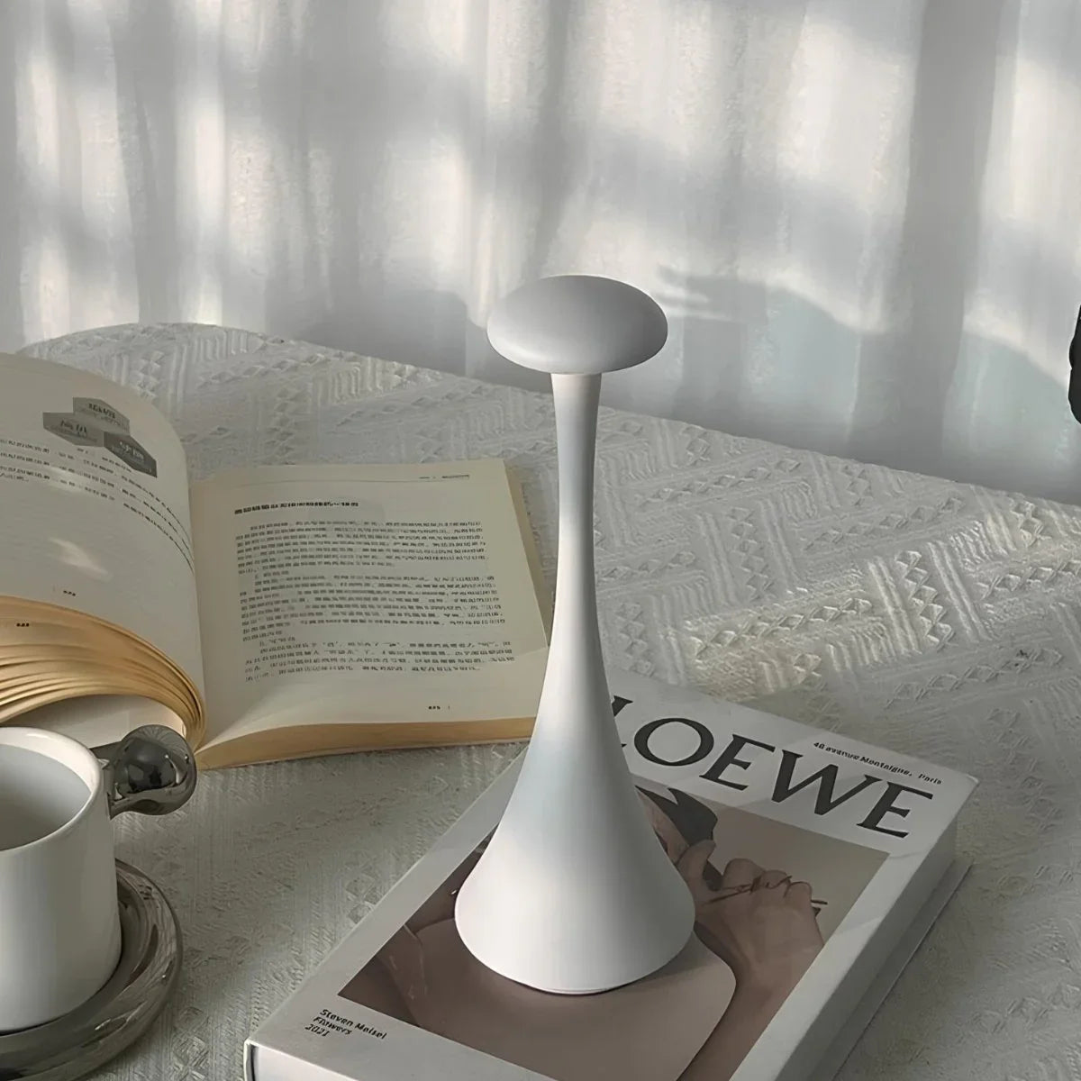 Lampe de Table Champignon LED Tactile Sans Fil Design