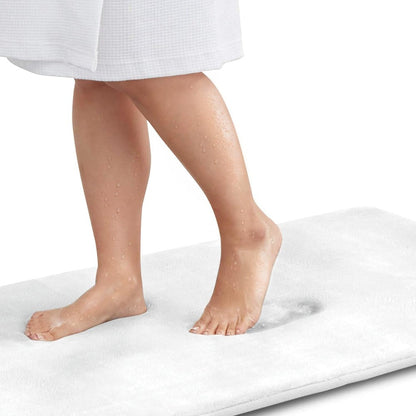 Tapis de Bain Mousse Mémoire, Antidérapant et Doux