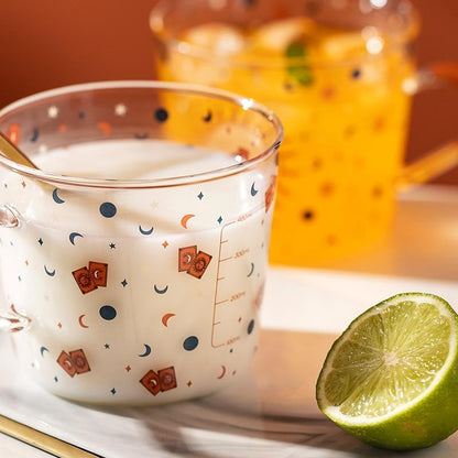 Tasse en Verre Soleil & Œil Protecteur