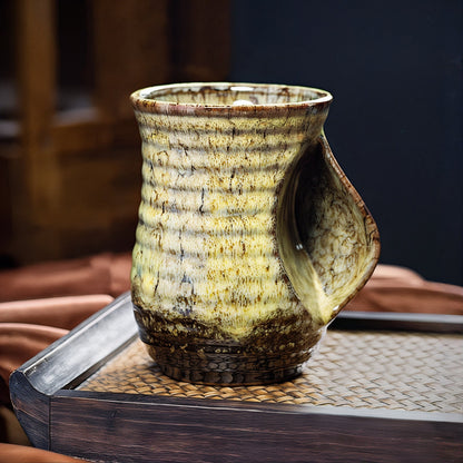 Grandes Tasses à Café Céramiques Abstraites