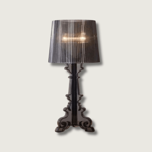 ShineLux – Lampe de Table en Design Classique Noir Métal